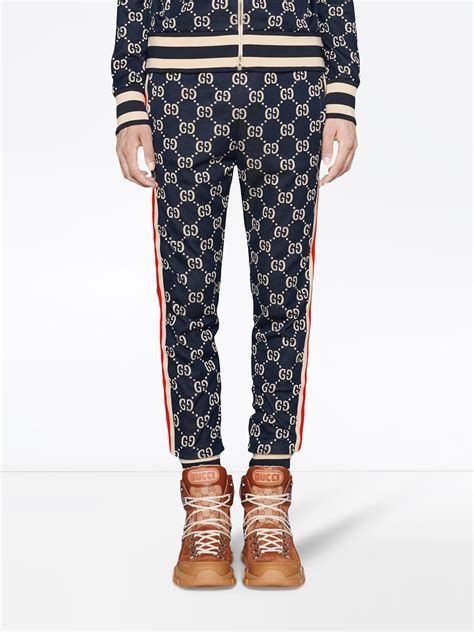 gucci joggers pants|gucci gg jacquard tracksuit.